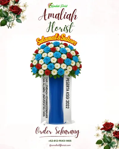 Standing Flower di Gedung Batang Garing Palangkaraya
